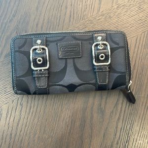 EUC Black Coach Wallet